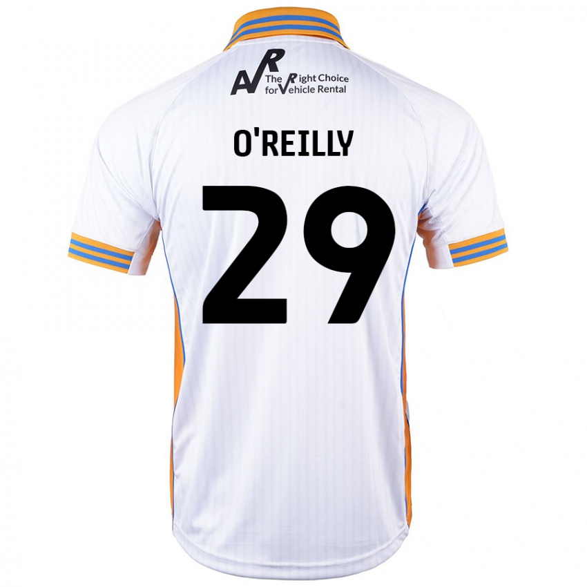 Kinder Tommi O'reilly #29 Weiß Auswärtstrikot Trikot 2024/25 T-Shirt