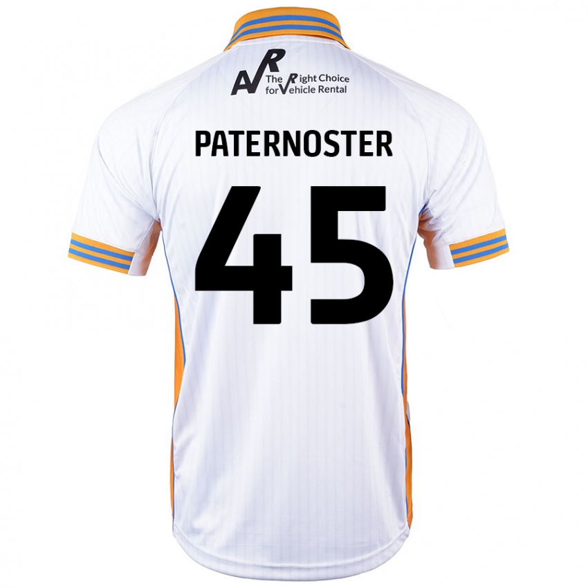 Kinder Vladimir Paternoster #45 Weiß Auswärtstrikot Trikot 2024/25 T-Shirt