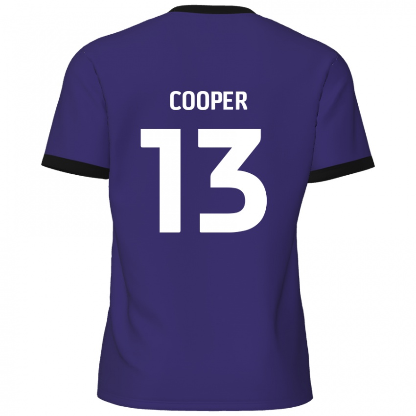 Kinder Murphy Cooper #13 Lila Auswärtstrikot Trikot 2024/25 T-Shirt