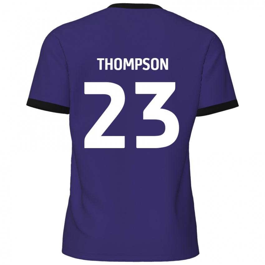 Kinder Louis Thompson #23 Lila Auswärtstrikot Trikot 2024/25 T-Shirt