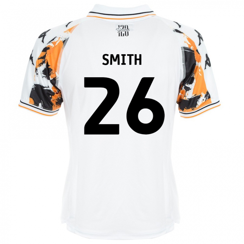 Kinder Andy Smith #26 Weiß Auswärtstrikot Trikot 2024/25 T-Shirt