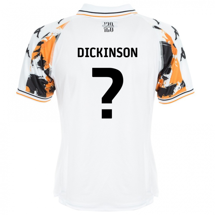 Kinder George Dickinson #0 Weiß Auswärtstrikot Trikot 2024/25 T-Shirt