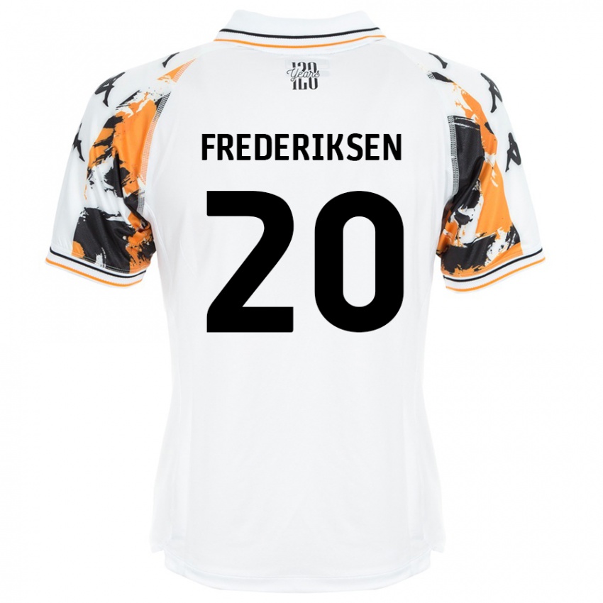 Kinder Abbey Frederiksen #20 Weiß Auswärtstrikot Trikot 2024/25 T-Shirt