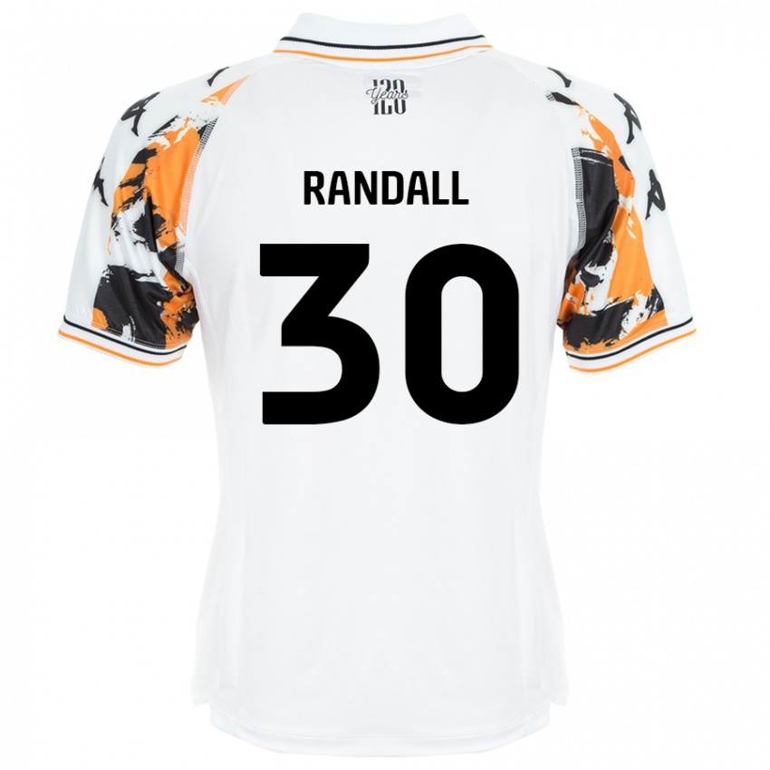 Kinder Jennifer Randall #30 Weiß Auswärtstrikot Trikot 2024/25 T-Shirt