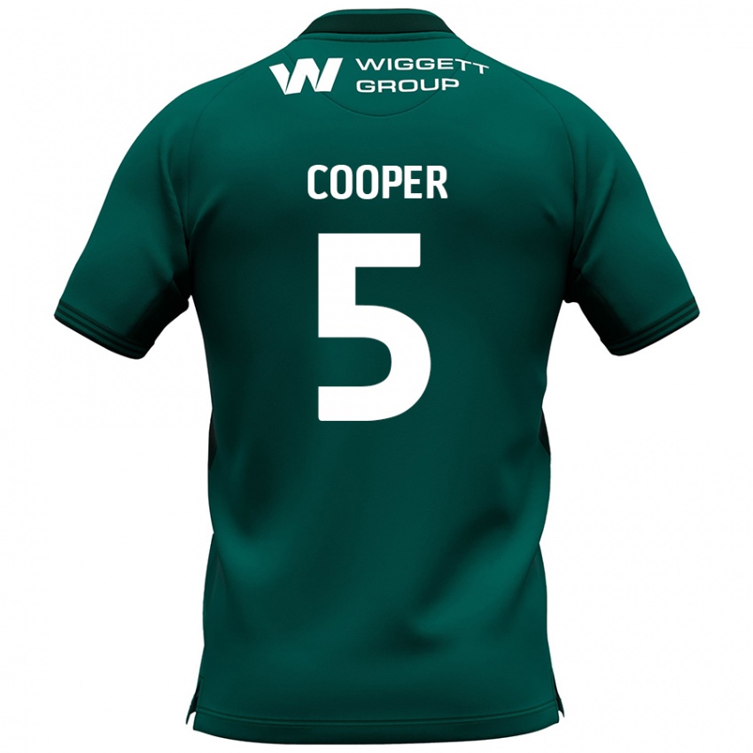 Kinder Jake Cooper #5 Grün Auswärtstrikot Trikot 2024/25 T-Shirt