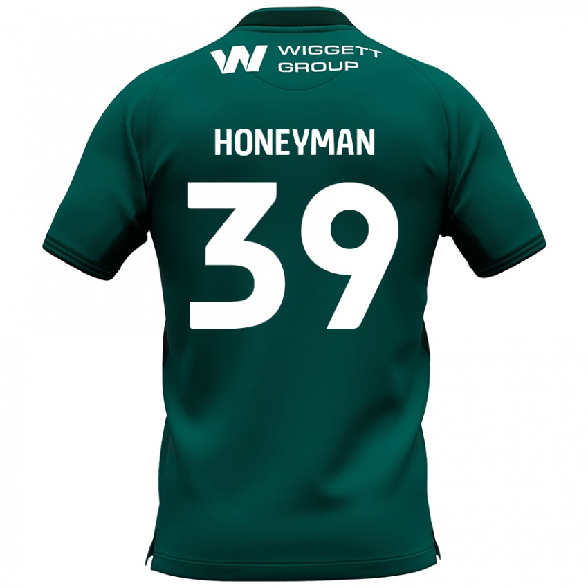 Kinder George Honeyman #39 Grün Auswärtstrikot Trikot 2024/25 T-Shirt