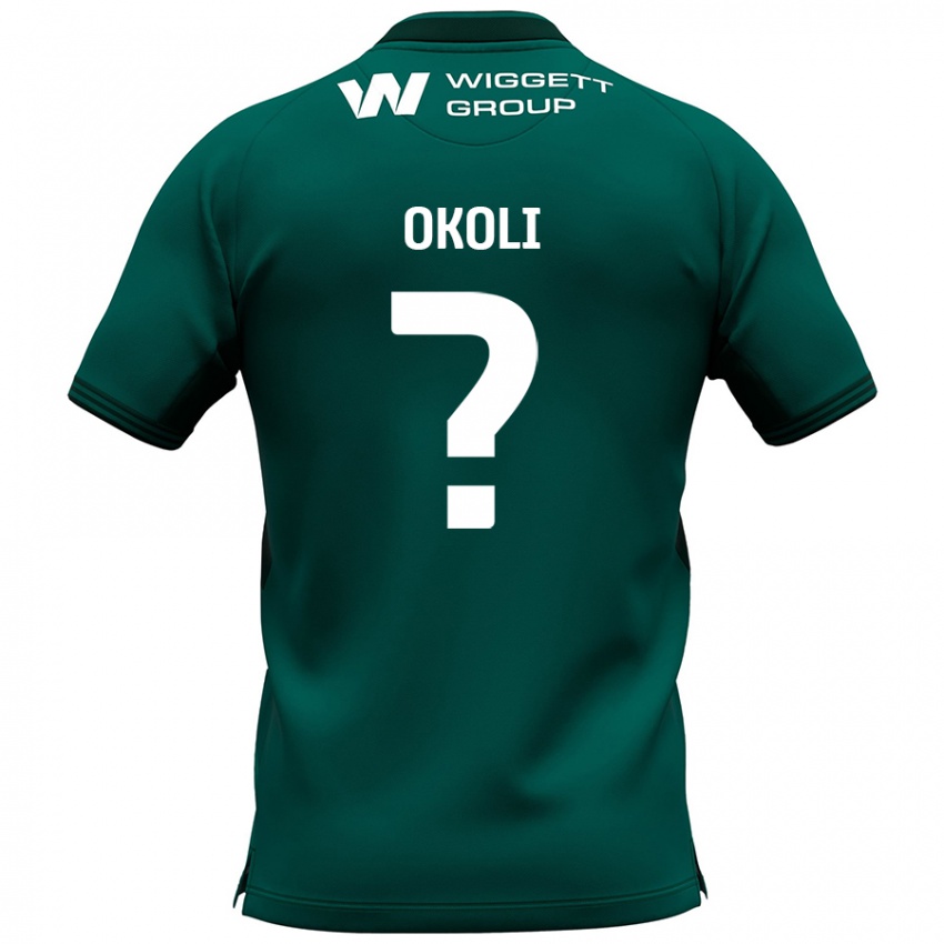 Kinder Chinwike Okoli #0 Grün Auswärtstrikot Trikot 2024/25 T-Shirt