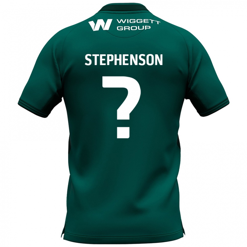 Kinder Joshua Stephenson #0 Grün Auswärtstrikot Trikot 2024/25 T-Shirt