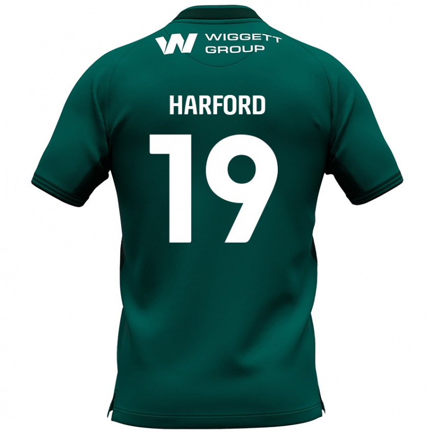 Kinder Beth Harford #19 Grün Auswärtstrikot Trikot 2024/25 T-Shirt