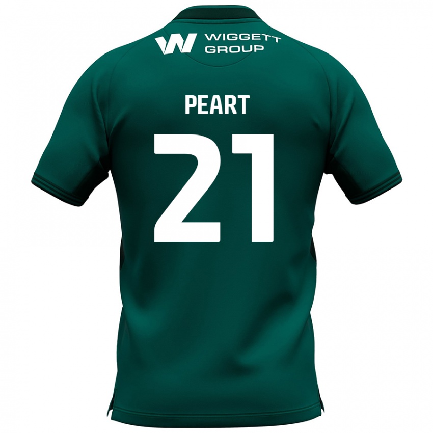 Kinder Kalani Peart #21 Grün Auswärtstrikot Trikot 2024/25 T-Shirt