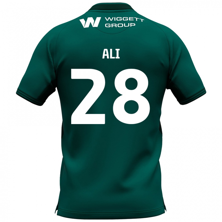 Kinder Francesca Ali #28 Grün Auswärtstrikot Trikot 2024/25 T-Shirt