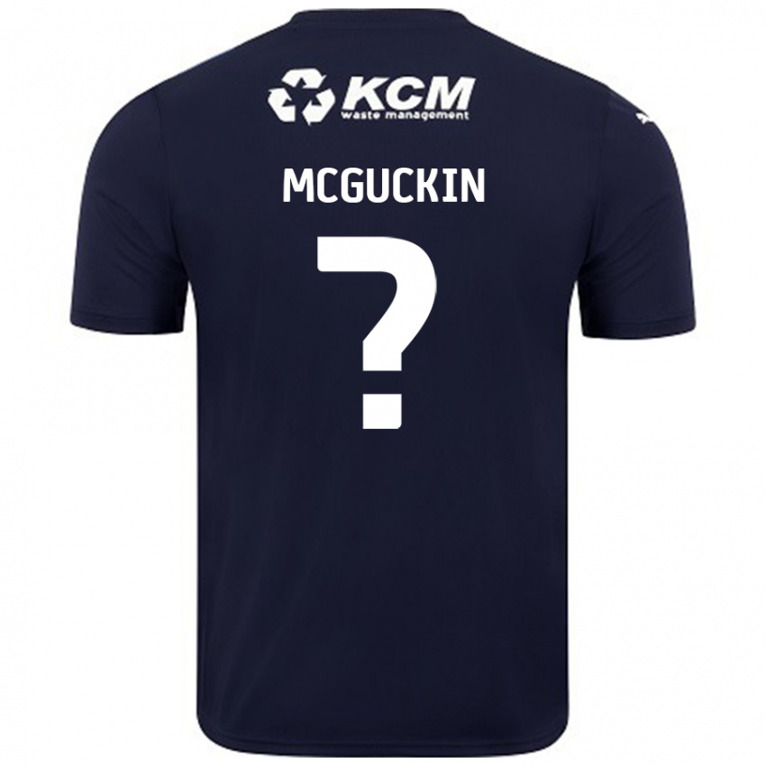 Kinder Ciaran Mcguckin #0 Marineblau Auswärtstrikot Trikot 2024/25 T-Shirt