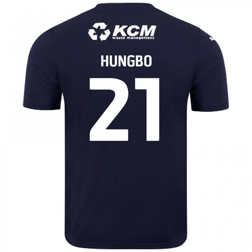 Kinder Joseph Hungbo #21 Marineblau Auswärtstrikot Trikot 2024/25 T-Shirt