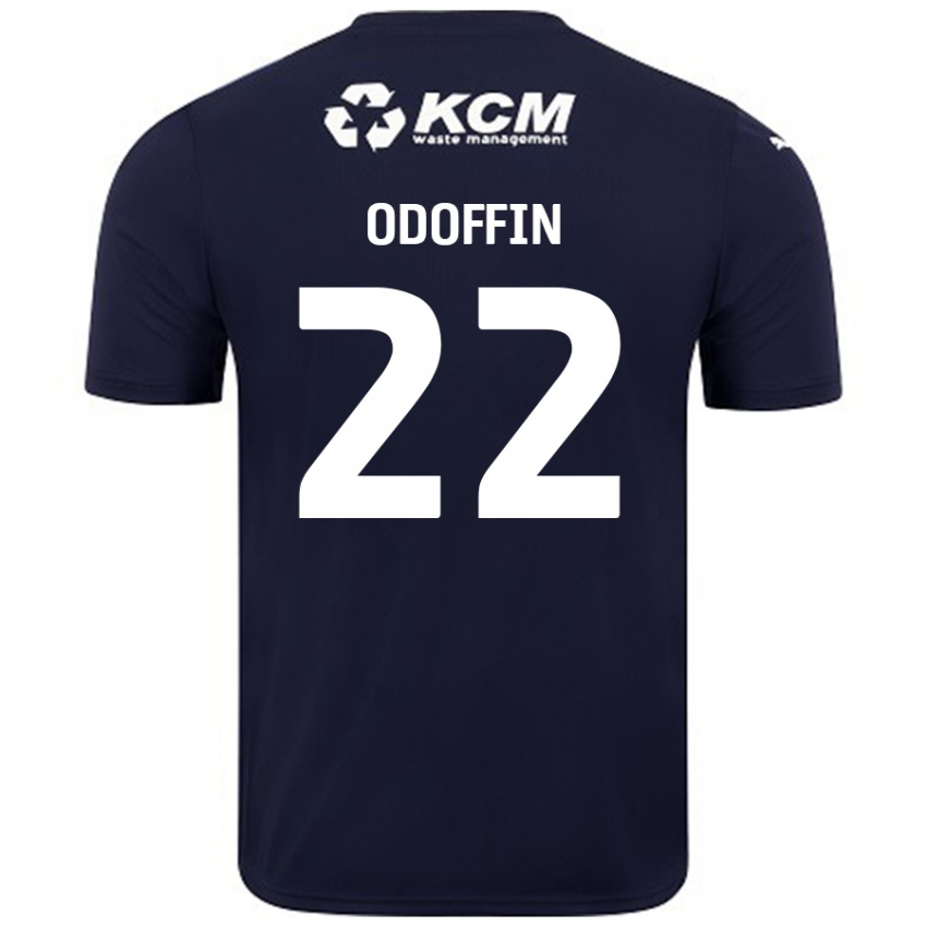 Kinder Hakeem Odoffin #22 Marineblau Auswärtstrikot Trikot 2024/25 T-Shirt