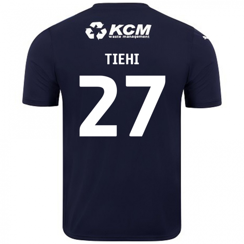 Kinder Christ Tiehi #27 Marineblau Auswärtstrikot Trikot 2024/25 T-Shirt