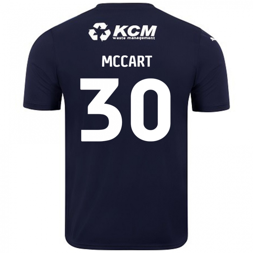 Kinder Jamie Mccart #30 Marineblau Auswärtstrikot Trikot 2024/25 T-Shirt