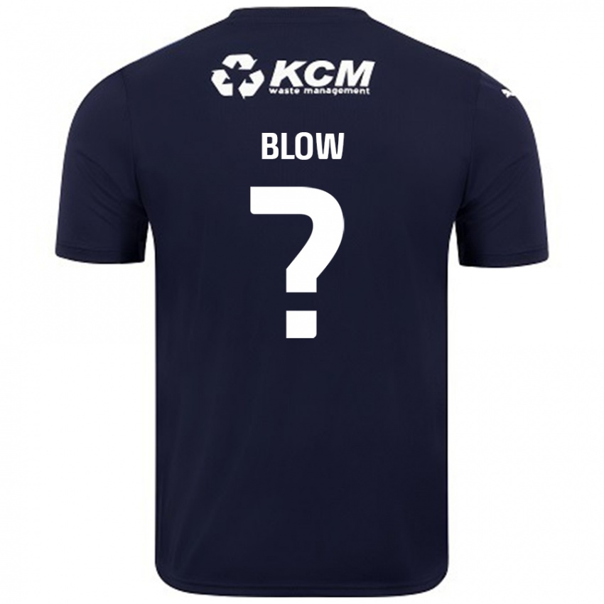 Kinder Hayden Blow #0 Marineblau Auswärtstrikot Trikot 2024/25 T-Shirt