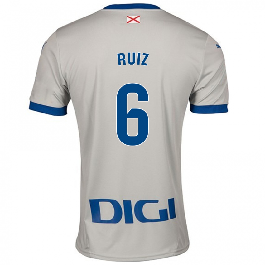 Kinder Markel Ruiz #6 Hellgrau Auswärtstrikot Trikot 2024/25 T-Shirt