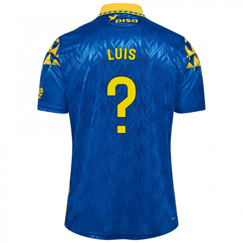 Kinder Ryan Luis #0 Blau Gelb Auswärtstrikot Trikot 2024/25 T-Shirt