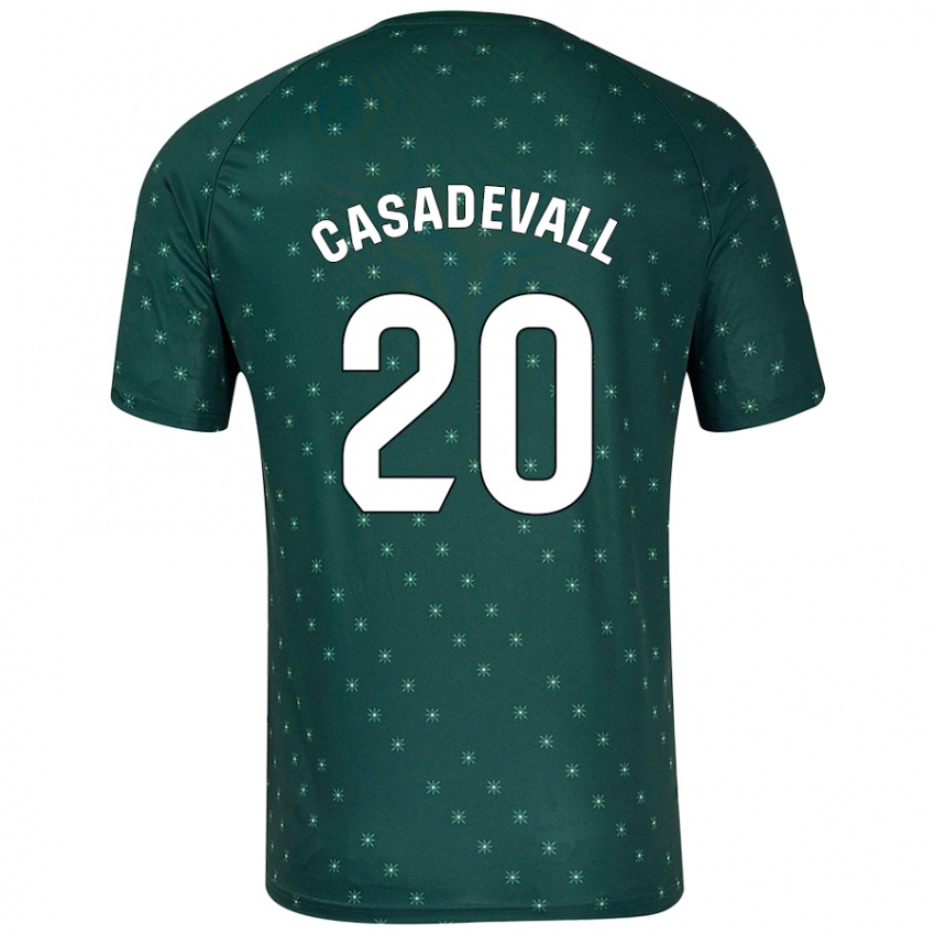 Kinder Marçal Casadevall #20 Dunkelgrün Auswärtstrikot Trikot 2024/25 T-Shirt