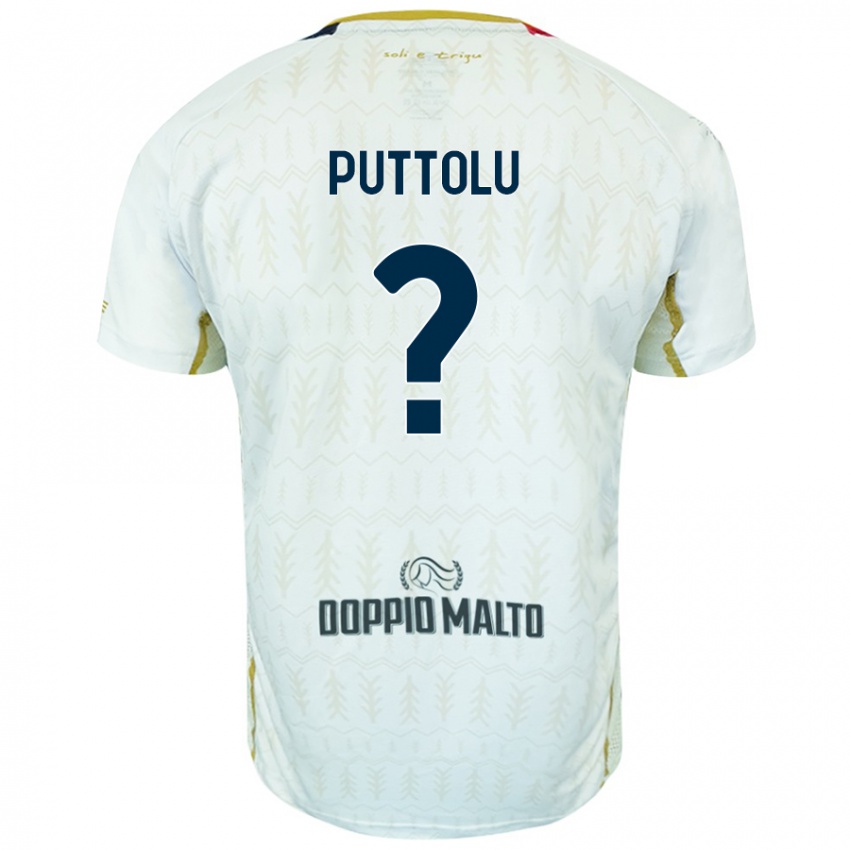 Kinder Diego Puttolu #0 Weiß Auswärtstrikot Trikot 2024/25 T-Shirt