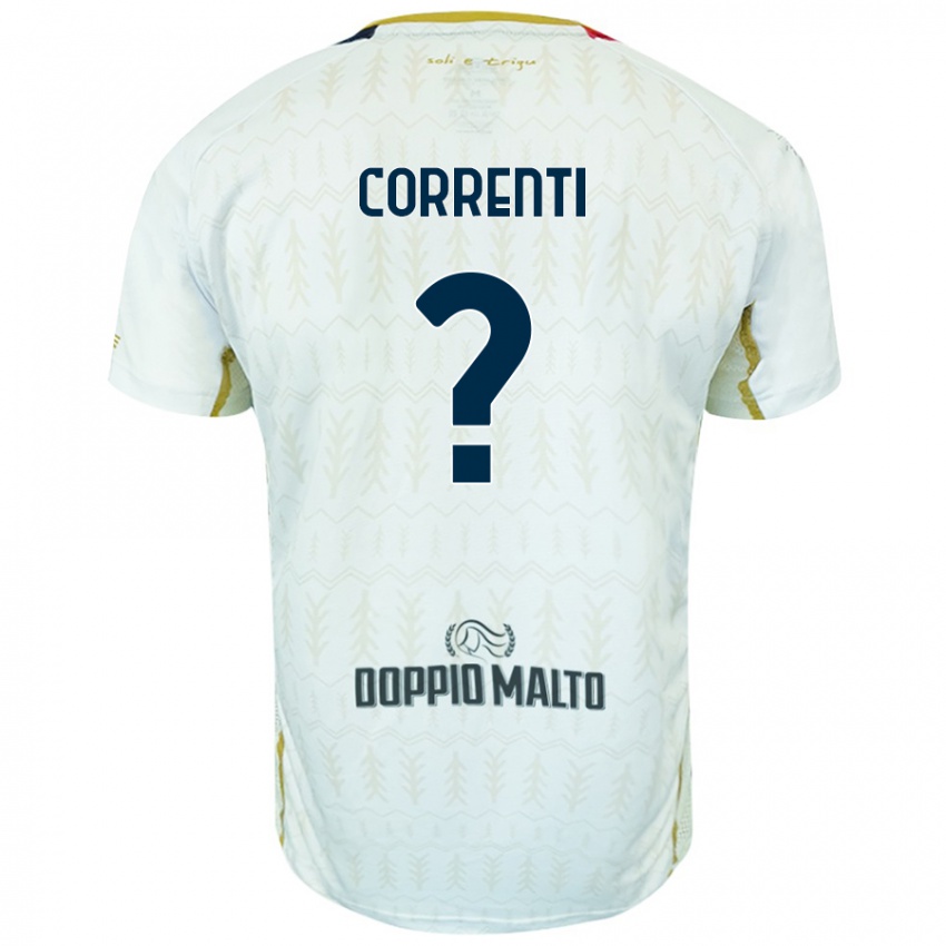 Kinder Gabriele Correnti #0 Weiß Auswärtstrikot Trikot 2024/25 T-Shirt