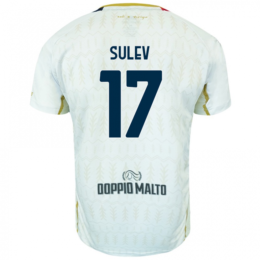 Kinder Ivan Sulev #17 Weiß Auswärtstrikot Trikot 2024/25 T-Shirt