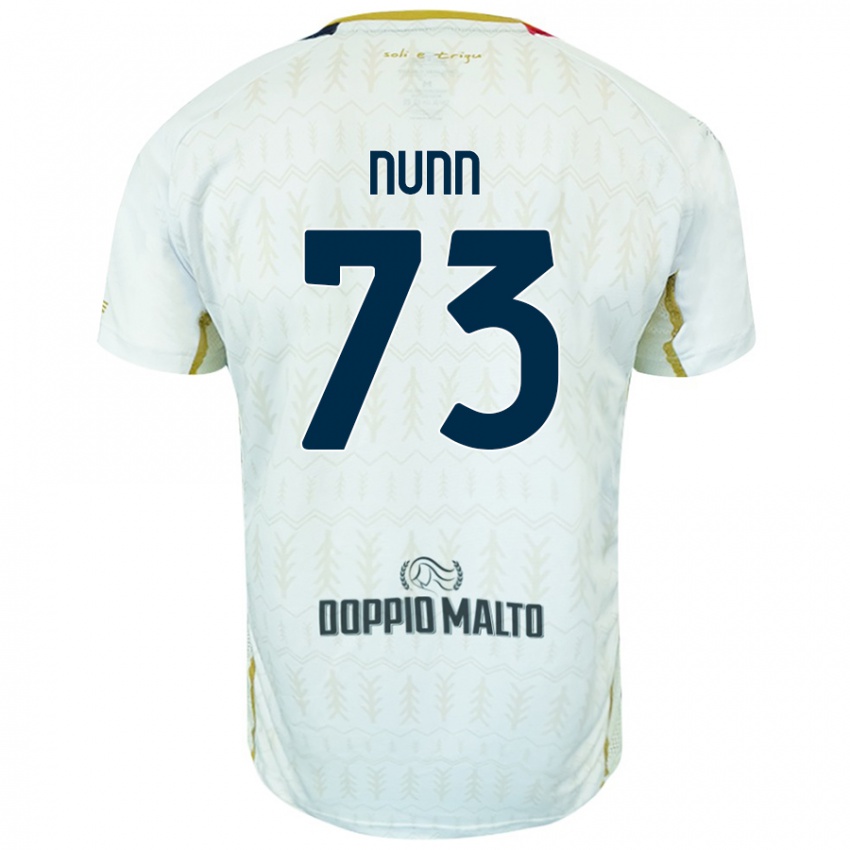 Kinder Jack Nunn #73 Weiß Auswärtstrikot Trikot 2024/25 T-Shirt