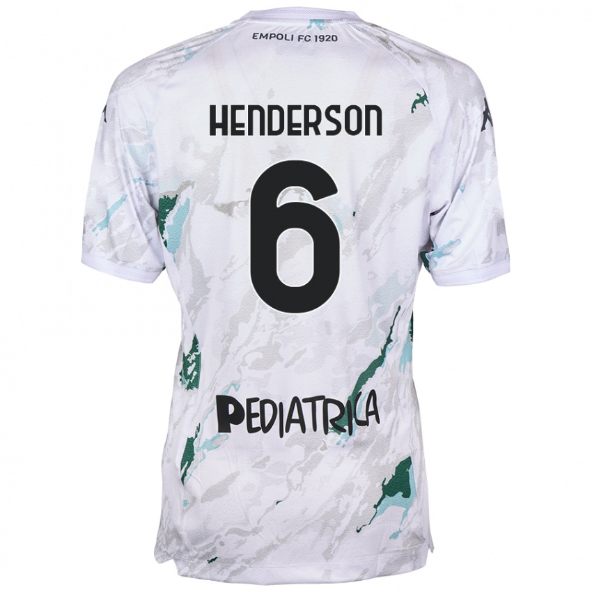 Kinder Liam Henderson #6 Grau Auswärtstrikot Trikot 2024/25 T-Shirt