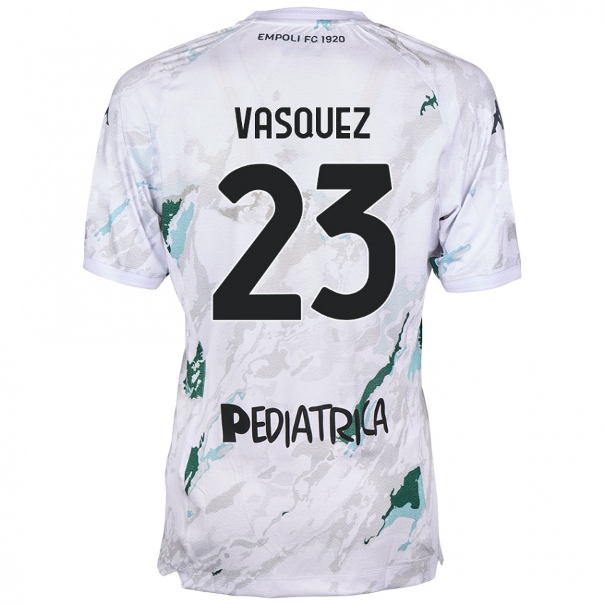 Kinder Devis Vásquez #23 Grau Auswärtstrikot Trikot 2024/25 T-Shirt