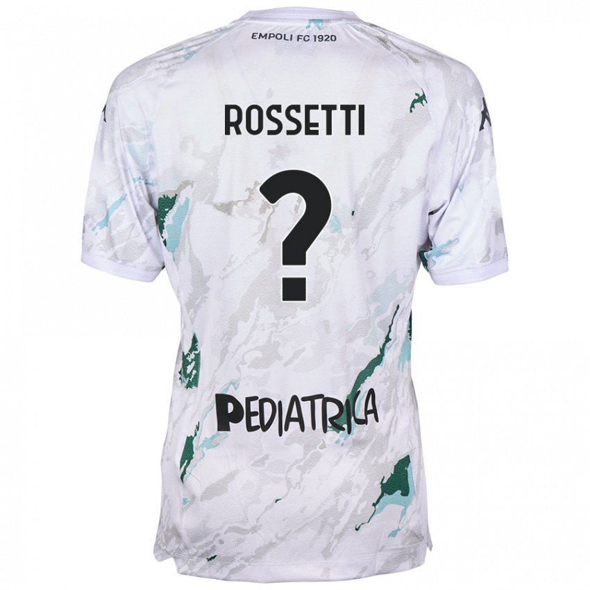 Kinder Maurizio Rossetti #0 Grau Auswärtstrikot Trikot 2024/25 T-Shirt