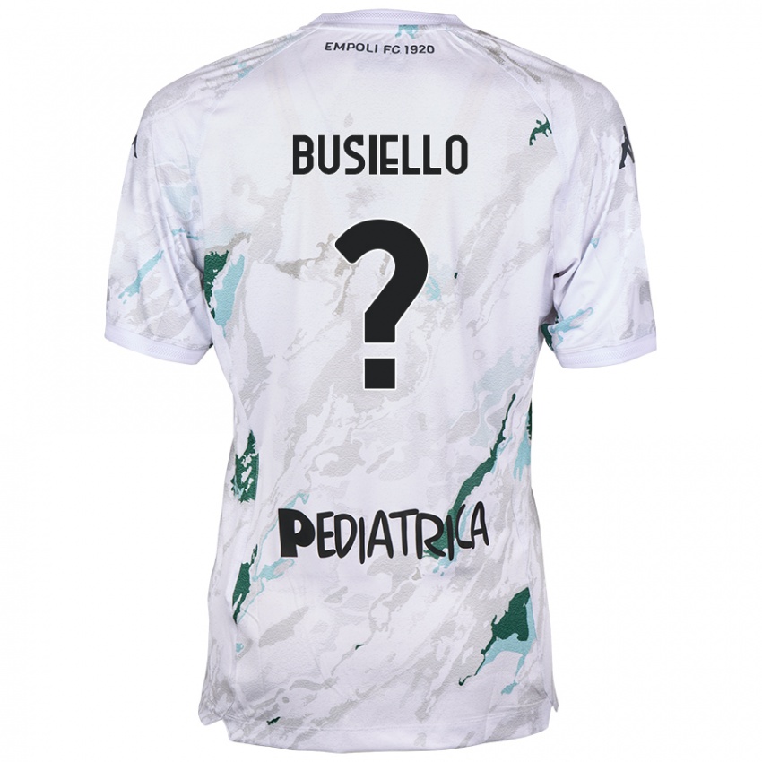 Kinder Danilo Busiello #0 Grau Auswärtstrikot Trikot 2024/25 T-Shirt