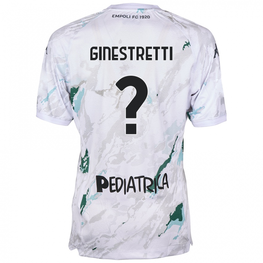 Kinder Davide Ginestretti #0 Grau Auswärtstrikot Trikot 2024/25 T-Shirt