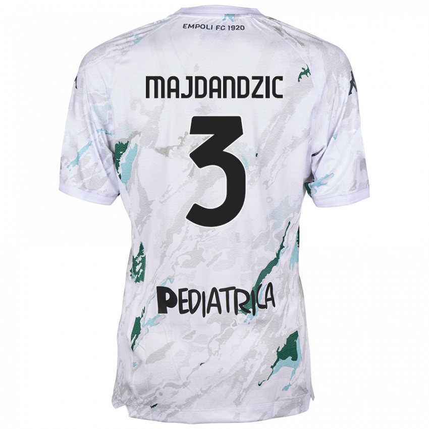 Kinder Patrik Majdandzic #3 Grau Auswärtstrikot Trikot 2024/25 T-Shirt