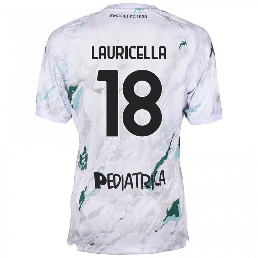 Kinder Giovanni Lauricella #18 Grau Auswärtstrikot Trikot 2024/25 T-Shirt