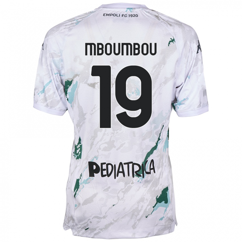 Kinder Arnaud Mboumbou #19 Grau Auswärtstrikot Trikot 2024/25 T-Shirt