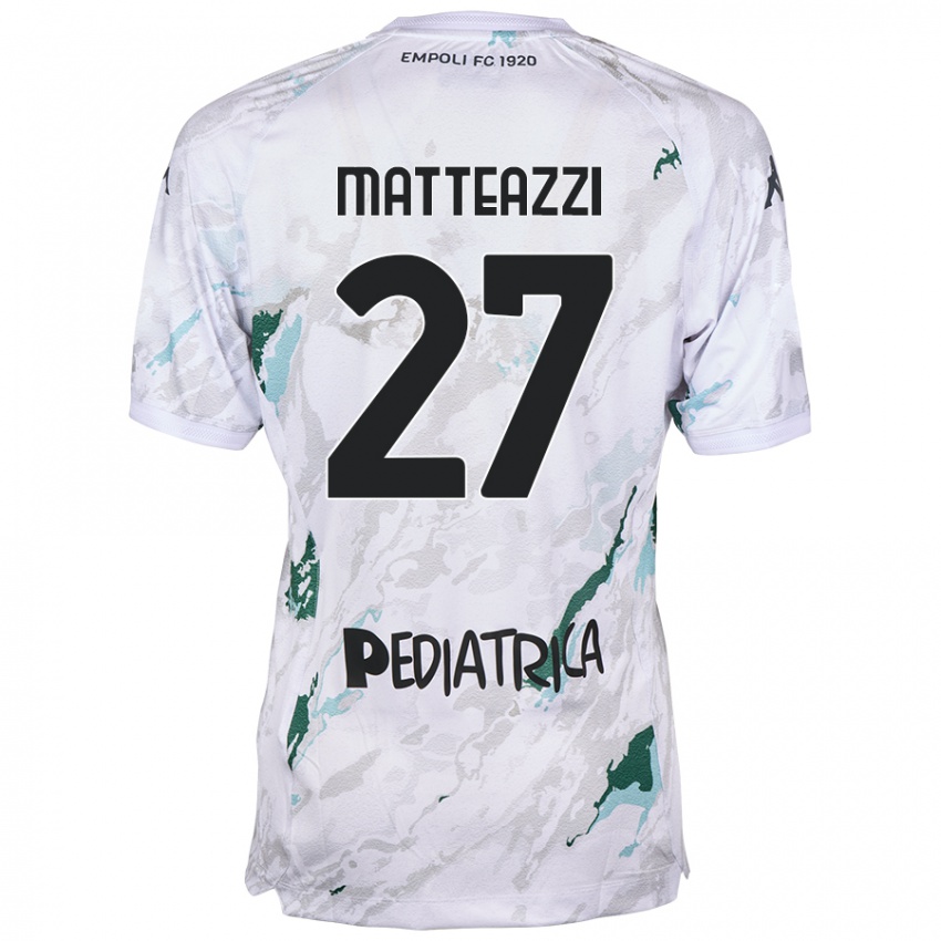 Kinder Ernesto Matteazzi #27 Grau Auswärtstrikot Trikot 2024/25 T-Shirt