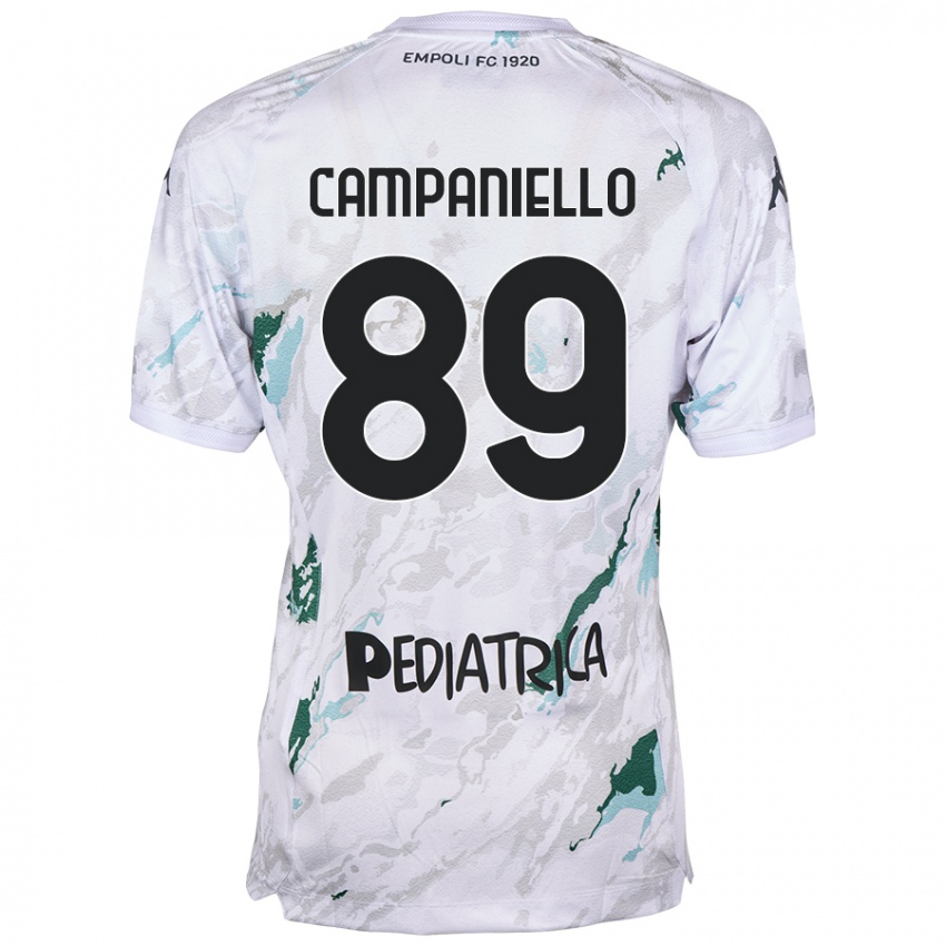 Kinder Thomas Campaniello #89 Grau Auswärtstrikot Trikot 2024/25 T-Shirt