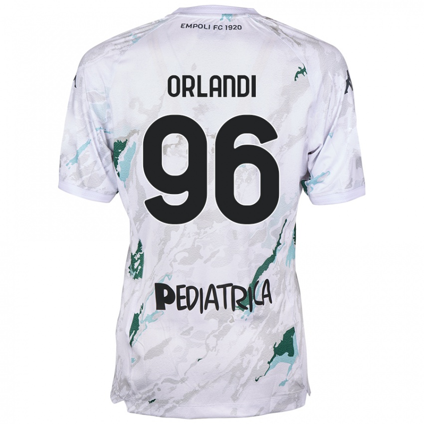 Kinder Andrea Orlandi #96 Grau Auswärtstrikot Trikot 2024/25 T-Shirt