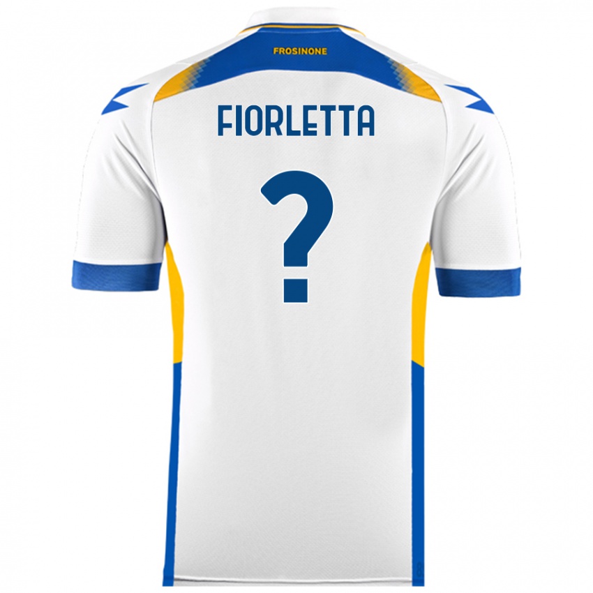 Kinder Gianmarco Fiorletta #0 Weiß Auswärtstrikot Trikot 2024/25 T-Shirt