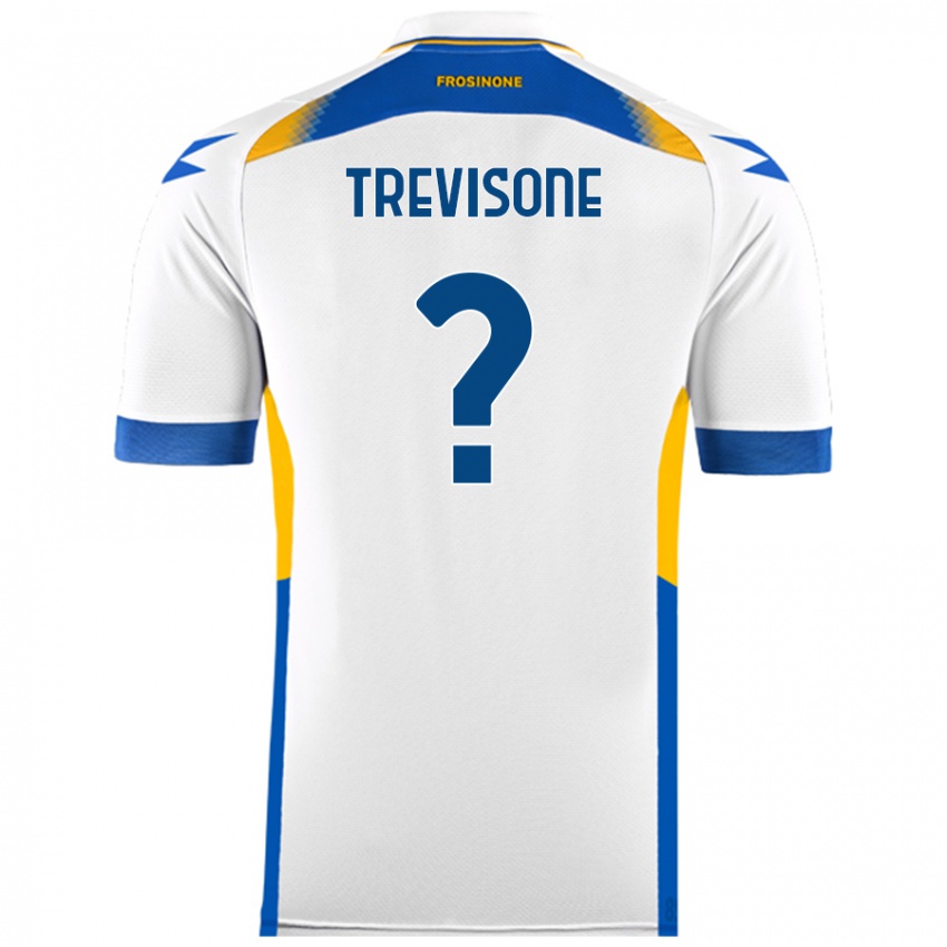 Kinder Gianmarco Trevisone #0 Weiß Auswärtstrikot Trikot 2024/25 T-Shirt