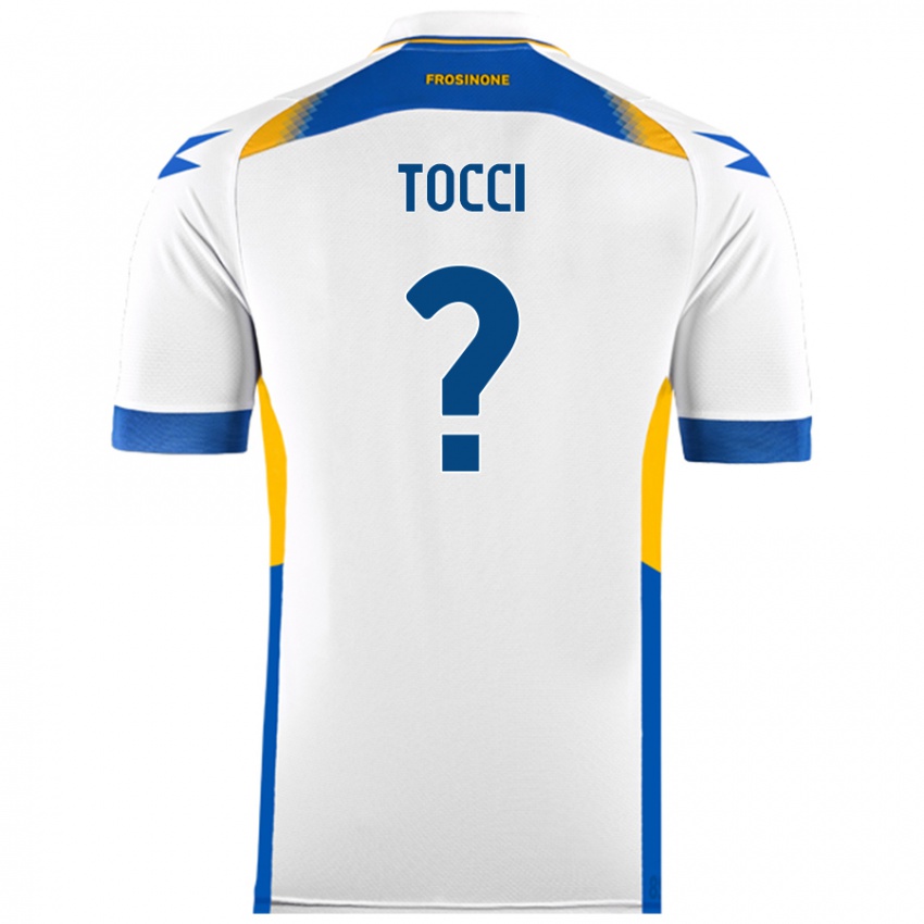 Kinder Federico Tocci #0 Weiß Auswärtstrikot Trikot 2024/25 T-Shirt