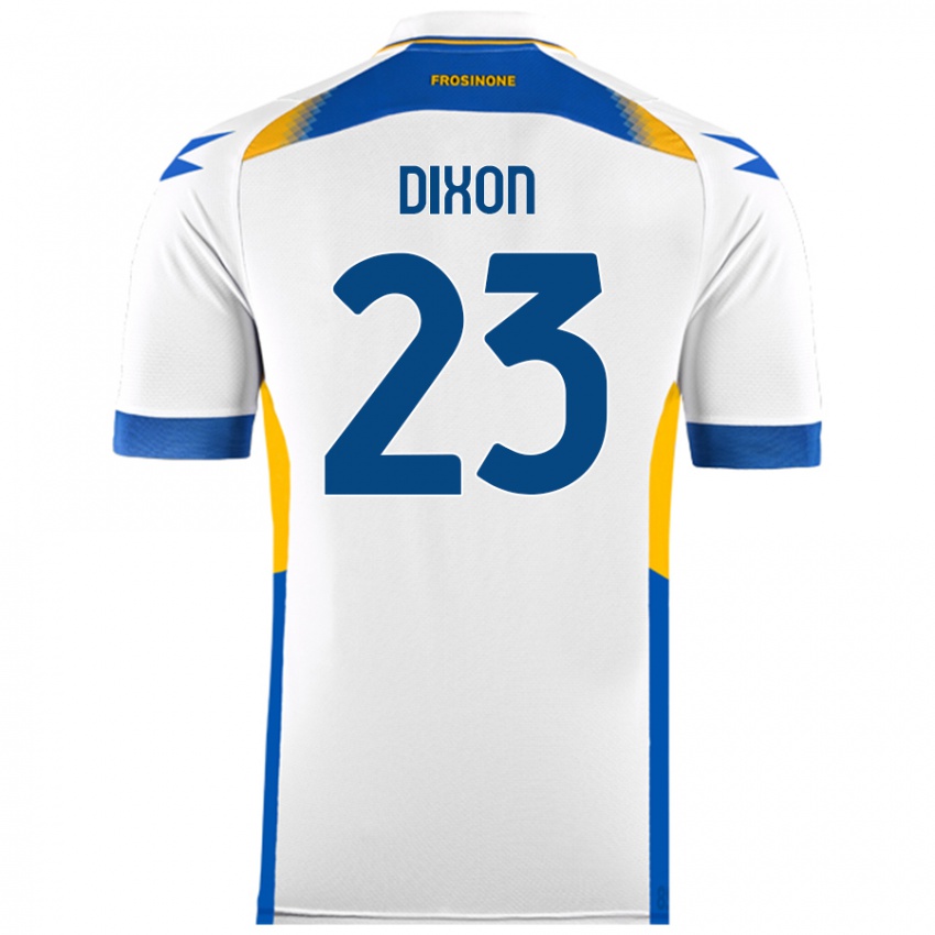 Kinder Damar Dixon #23 Weiß Auswärtstrikot Trikot 2024/25 T-Shirt