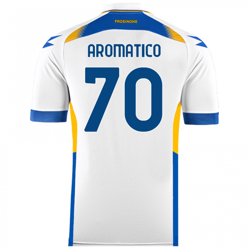 Kinder Raul Aromatico #70 Weiß Auswärtstrikot Trikot 2024/25 T-Shirt