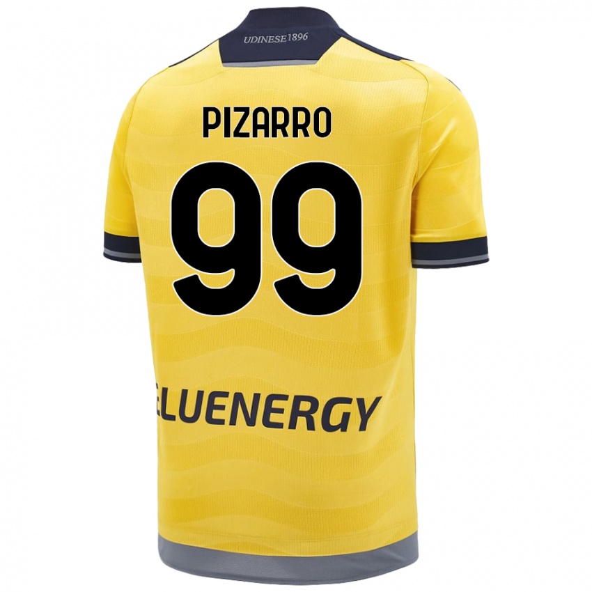 Kinder Damián Pizarro #99 Golden Auswärtstrikot Trikot 2024/25 T-Shirt