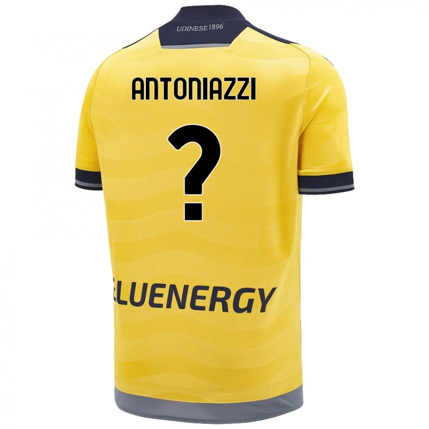 Kinder Samuele Antoniazzi #0 Golden Auswärtstrikot Trikot 2024/25 T-Shirt