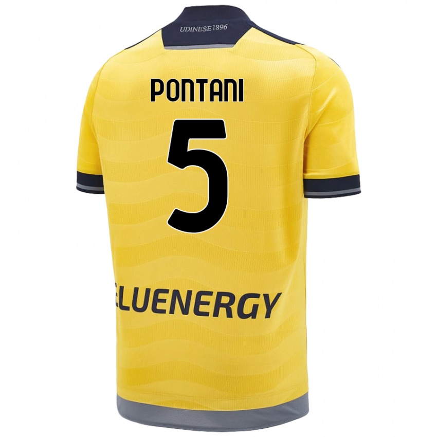 Kinder Leonardo Pontani #5 Golden Auswärtstrikot Trikot 2024/25 T-Shirt