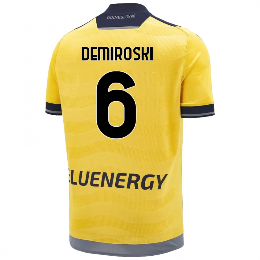 Kinder Shenol Demiroski #6 Golden Auswärtstrikot Trikot 2024/25 T-Shirt