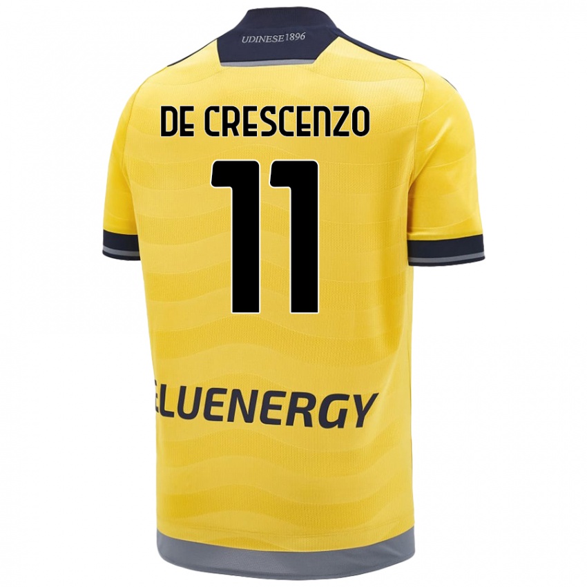 Kinder Marco De Crescenzo #11 Golden Auswärtstrikot Trikot 2024/25 T-Shirt