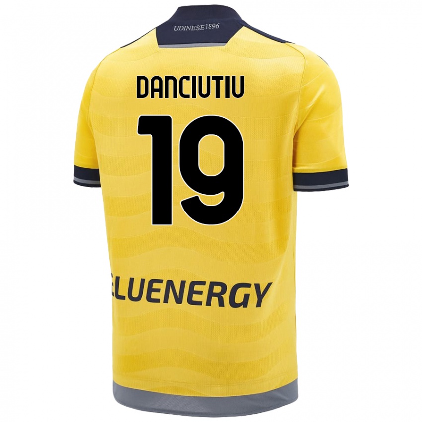 Kinder Vlad Danciuțiu #19 Golden Auswärtstrikot Trikot 2024/25 T-Shirt